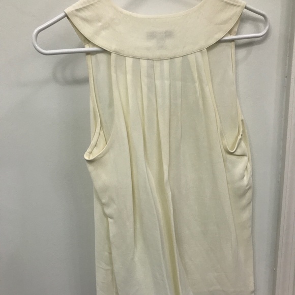 J Crew Drapey Crepe Tank Ivory - Picture 4 of 5